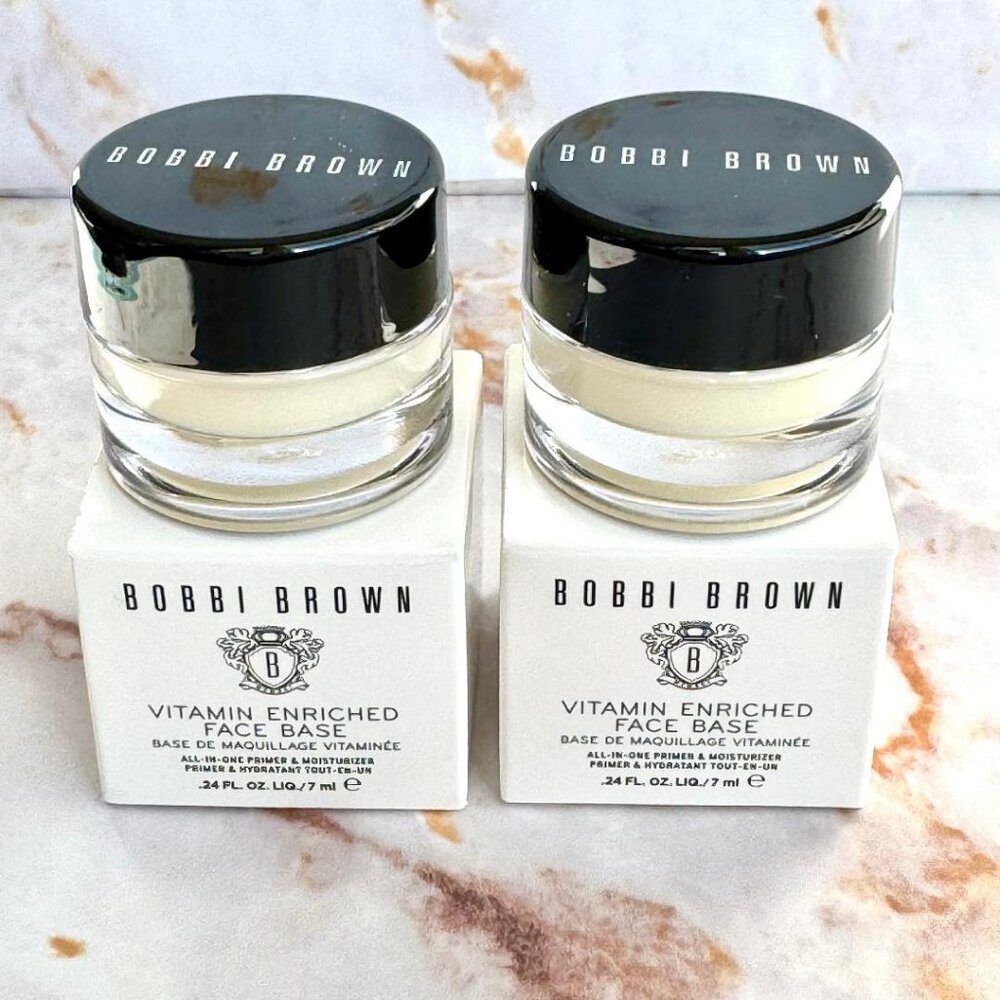 2X Bobbi Brown Vitamin Enriched Face Base Mini All-in-One Primer & Moisturizer